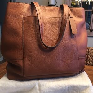 Jcrew large leather tote
